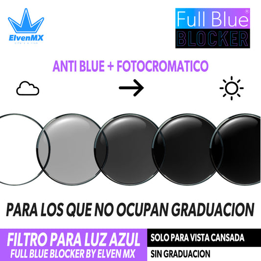 FULL BLUE BLOCKER + PHOTOCHROMATIC ELVEN MX